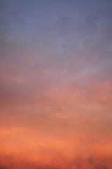 red sky