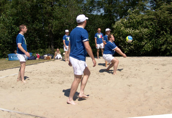 beach volley tournament zaandam in the netherlands