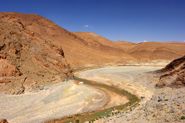 Fototapeta na wymiar desert river