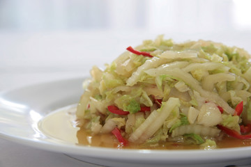 fried cabbage
