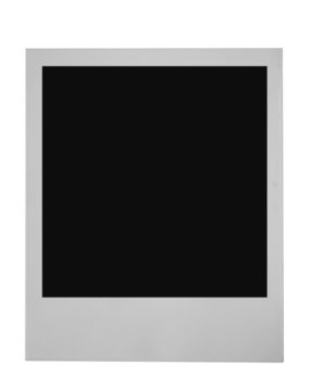 blank photo frame on pure white background