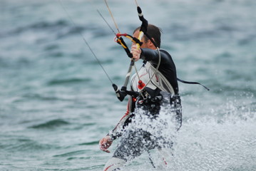 Naklejka premium kite surf