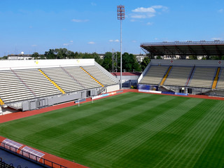 Obraz premium empty soccer stadium