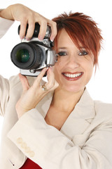 Naklejka premium photographer