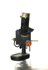 the old microscope