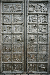 the major gates  of the saint sophia cathedral