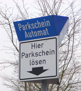schild parken