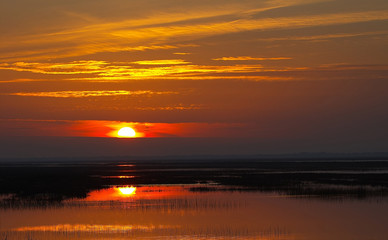 atardecer