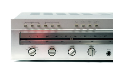 silver analog receiver