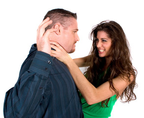 fighting couple