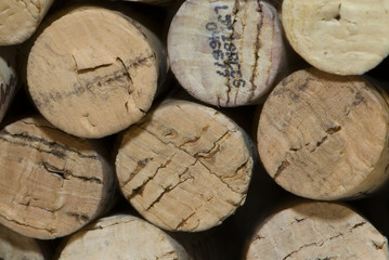 wine corks.