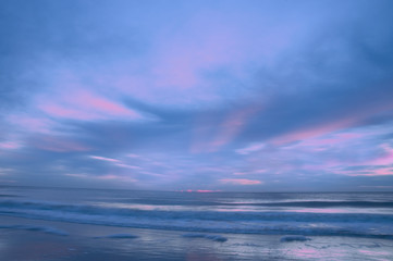 sunrise over the beach