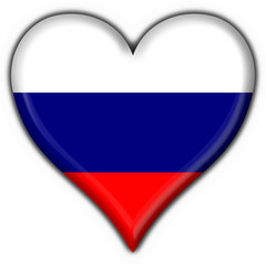 bottone cuore russo - russia heart flag