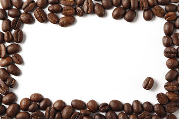 rahmen aus kaffeebohnen