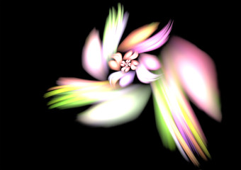 Obraz na płótnie Canvas flower background (fractal)