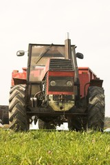 red tractor