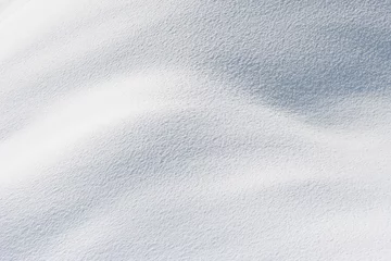Crédence de cuisine en verre imprimé Cercle polaire neige fraîche au soleil