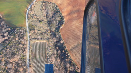vue aérienne du plateau de valensole