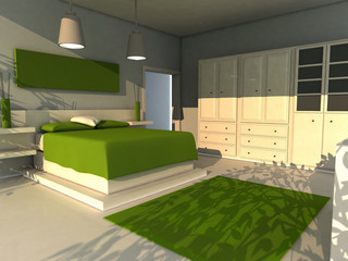 interior house - bedroom