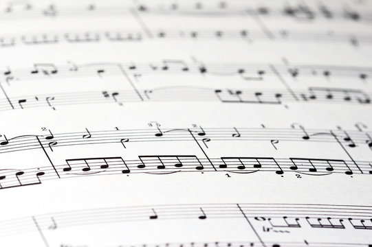 musik notenblatt