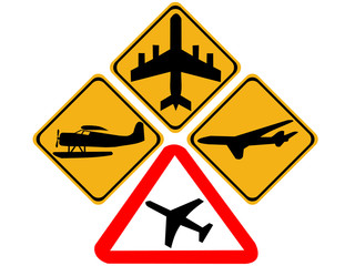 plane warning signs