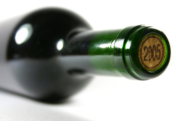 bouteille de vin rouge - botella de vino tinto