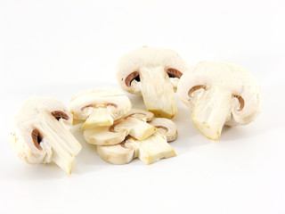 champignons de paris en tranches