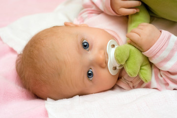 an infant - a girl