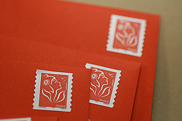 enveloppe timbrée