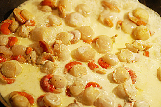 coquillages cuits
