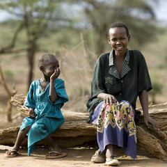 portrait d'une jeunne maman