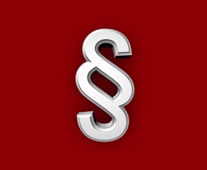 Obraz premium paragraph 3d sign