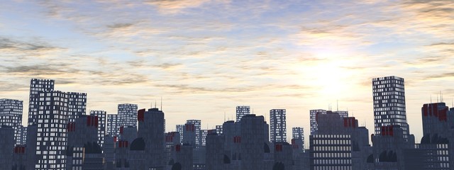 Fototapeta premium city skyline