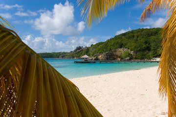 guadeloupe - plage de la caravelle