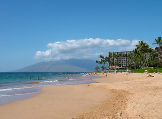 oceanfront resort on the beach