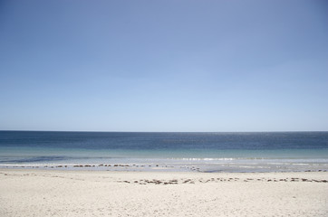Fototapeta na wymiar deserted beach