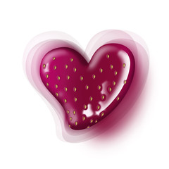 Fototapeta premium raspberry heart
