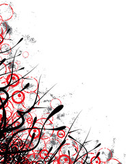 decorative organic corner frame