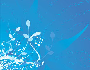 floral corner design