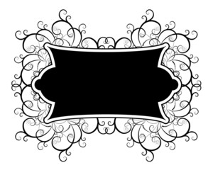 decorative gothic banner