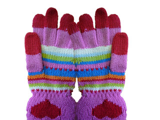 little girl's gloves
