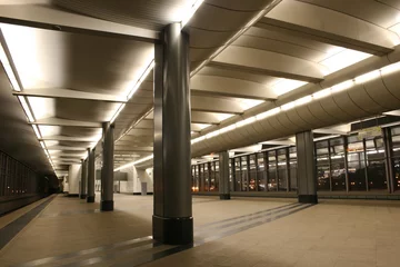 Papier Peint photo Gare subway station 5
