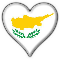 bottone cuore cipriata - cyprus heart flag