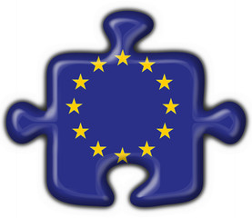 bottone puzzle europeo -  europen button flag