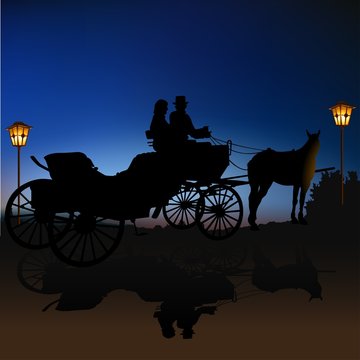 carriage silhouette b