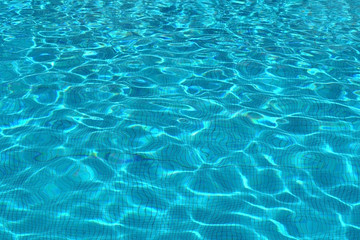 water in pool