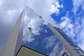 buildings from glass