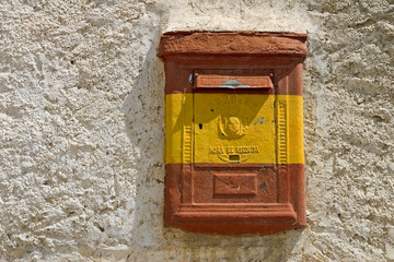 old spanish mailbox