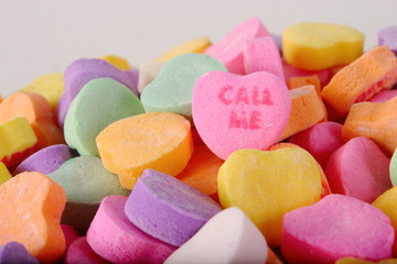 conversation heart call me