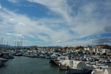 port of boats in spain